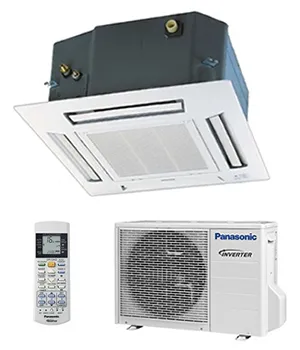 Panasonic Serie 4 vías 60×60: unidad interior, unidad exterior y mando